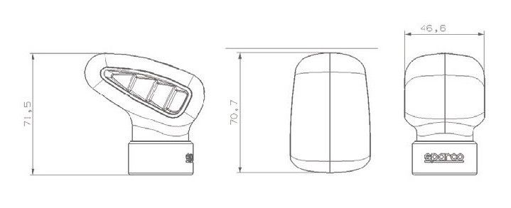 products/1226/rucica menjaca univerzalna.jpg - SPARCO RUČICA MENJAČA 0106 - SICILIA STYLE - Crna - Xenon Svetla Beograd